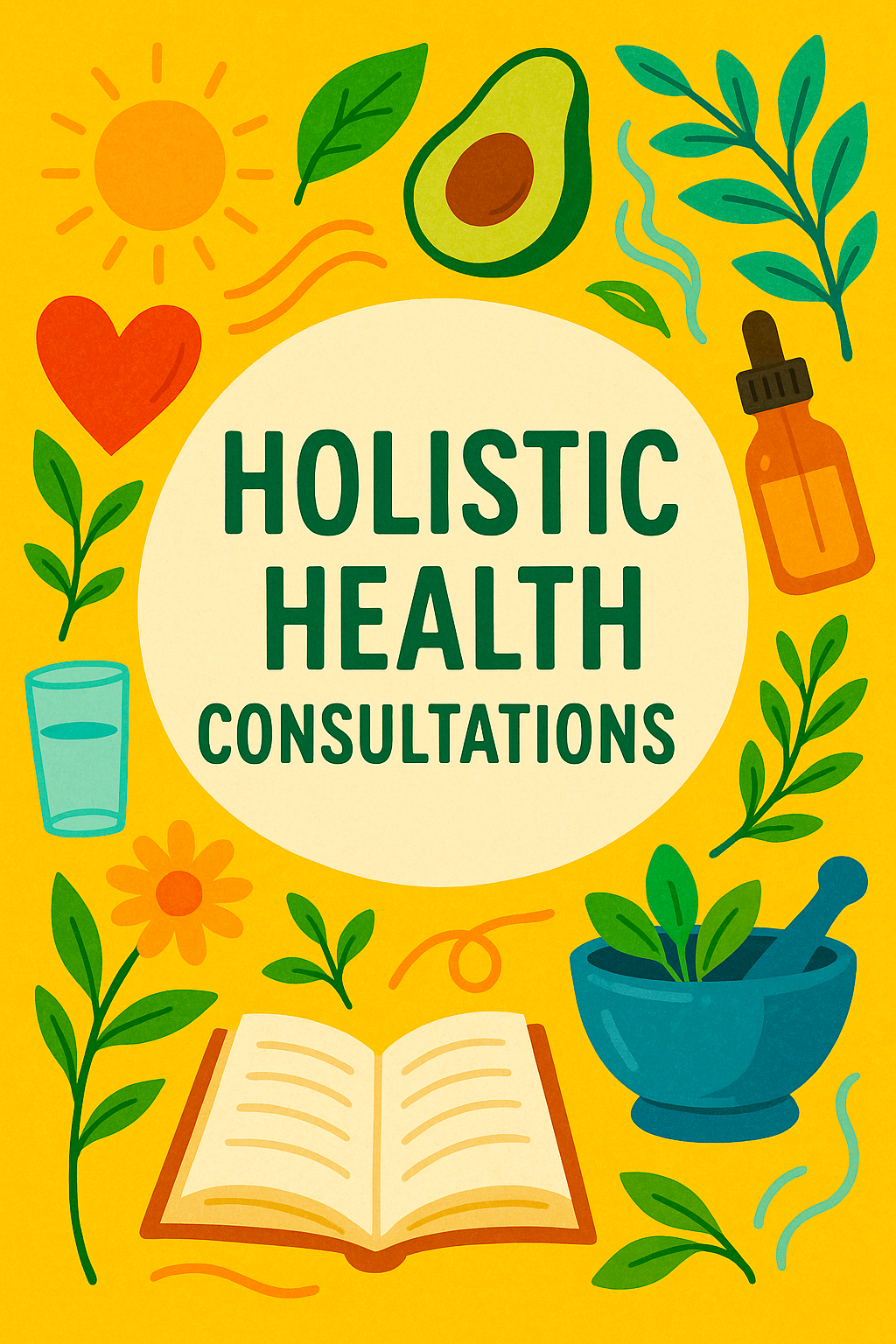 Holistic Health Consultations graphic - ReBalance Life Coaching