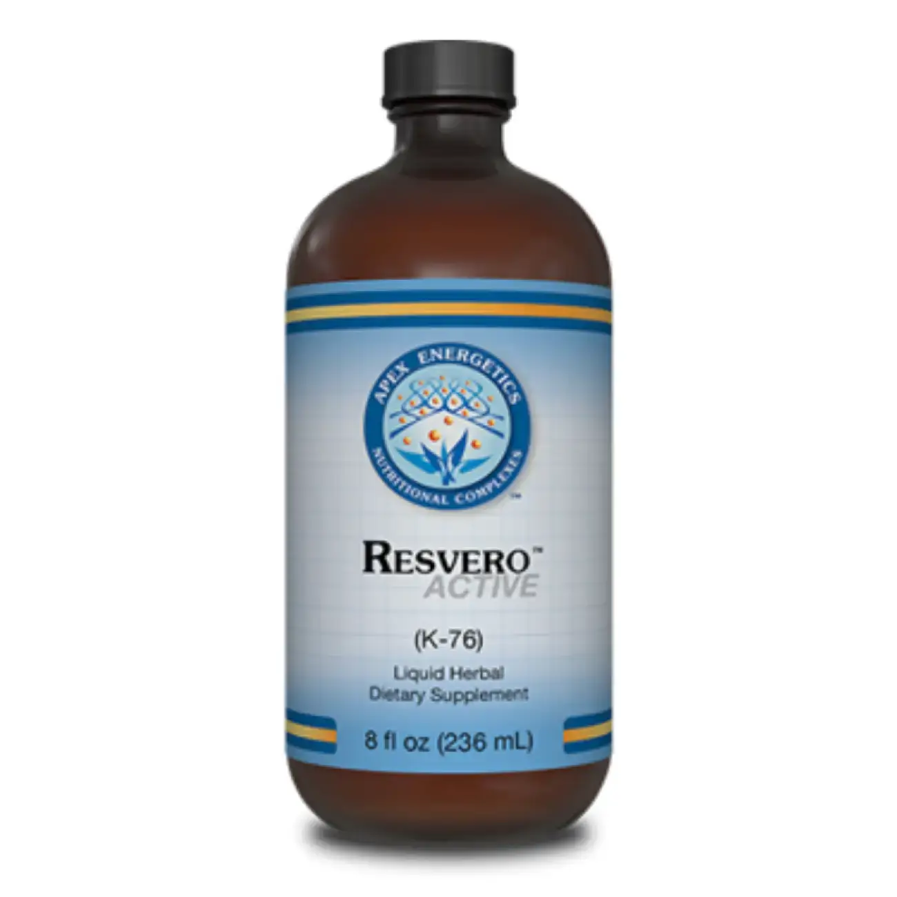 Apex Energetics Resvero Active K-76 supplement liquid herbal dietary bottle 8 fl oz