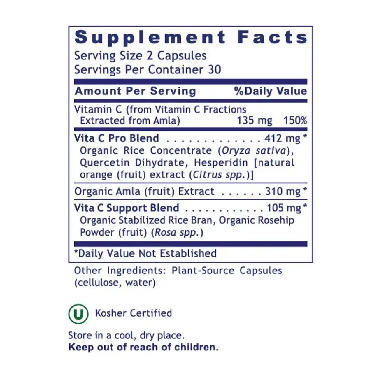 Premier Plant Vitamin C