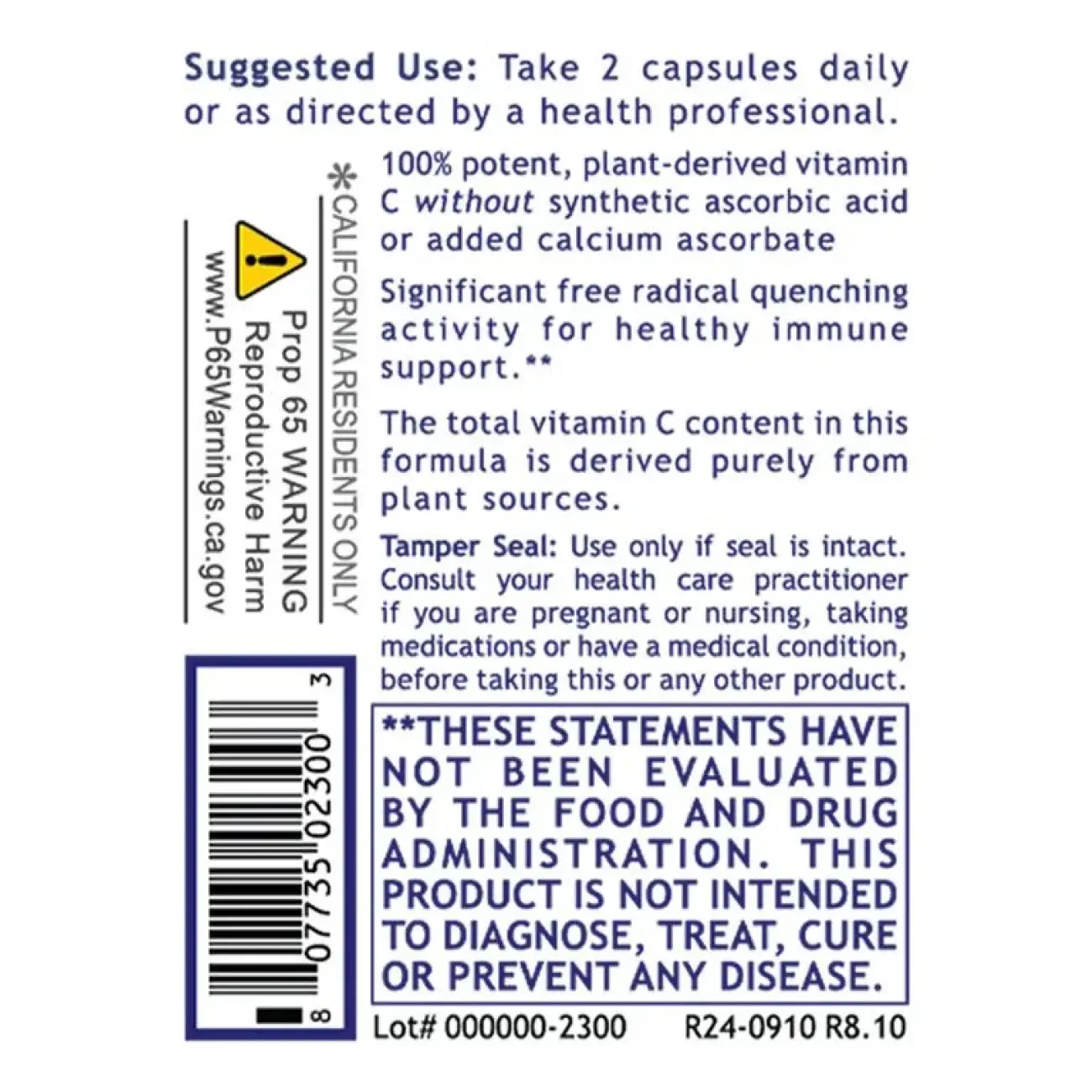 Premier Plant Vitamin C