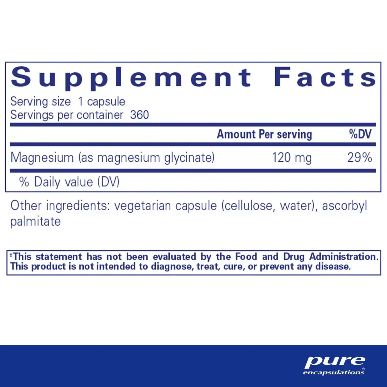 Pure Encapsulations Magnesium Glycinate